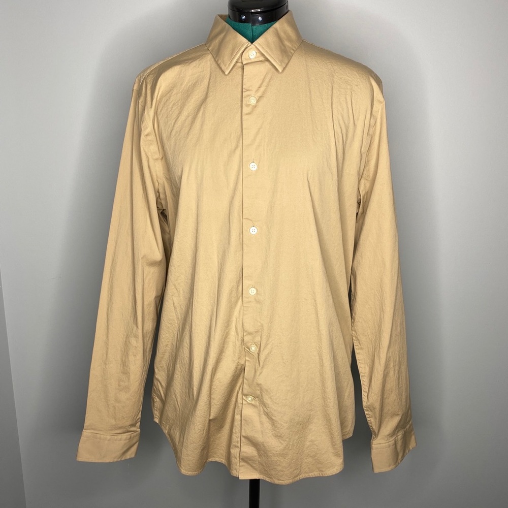 EXPRESS FITTED 1MX LARGE BUTTON DOWN SHIRT